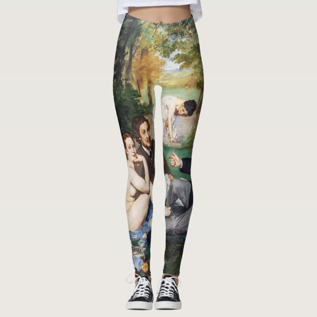 Edouard Manet - Luncheon on the Grass Leggings (Front)