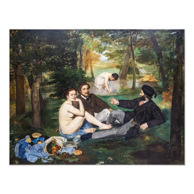 Edouard Manet - Luncheon on the Grass Photo Print (Front)