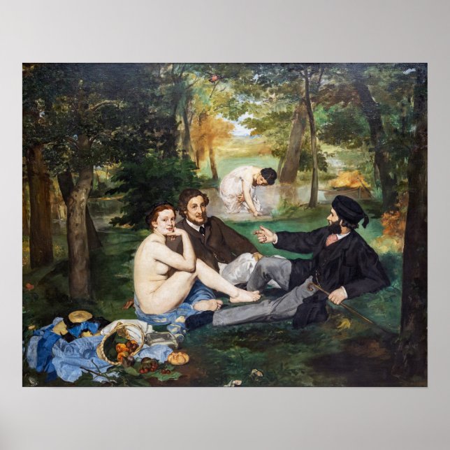 Edouard Manet - Luncheon on the Grass Poster (Front)