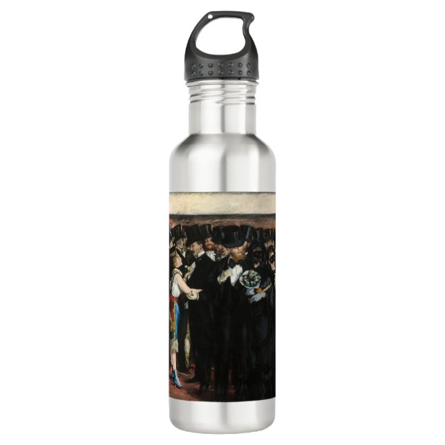 Edouard Manet - Masked Ball at the Opera 710 Ml Water Bottle (Front)