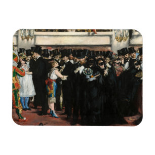 Edouard Manet - Masked Ball at the Opera Magnet
