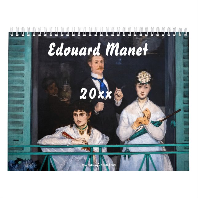 Edouard Manet Masterpieces Selection Calendar (Cover)