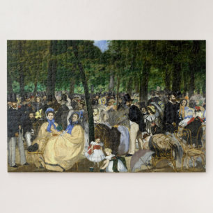 Edouard Manet - Music in the Tuileries Gardens Jigsaw Puzzle