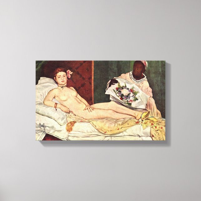 edouard Manet - Olympia Canvas Print (Front)