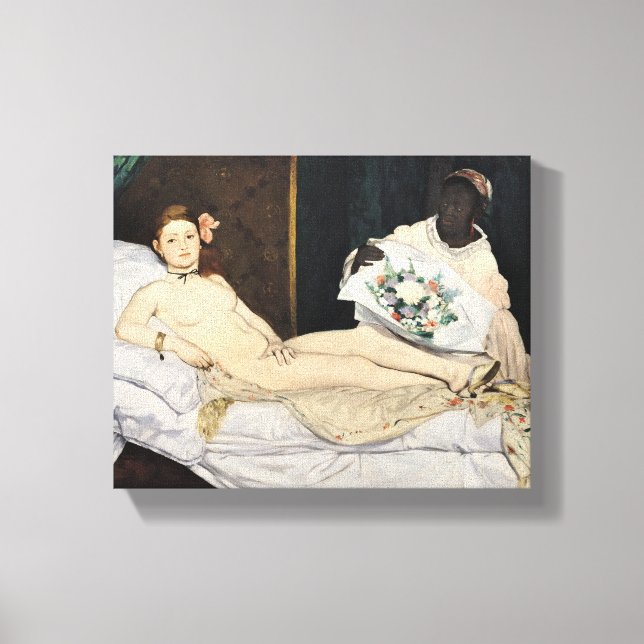 Edouard Manet - Olympia Canvas Print (Front)