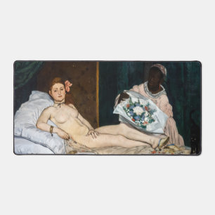 Edouard Manet - Olympia Desk Mat