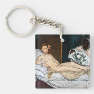Edouard Manet - Olympia Key Ring