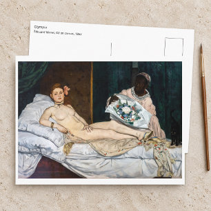Edouard Manet - Olympia Postcard
