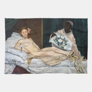 Edouard Manet - Olympia Tea Towel