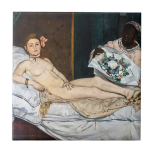 Edouard Manet - Olympia Tile