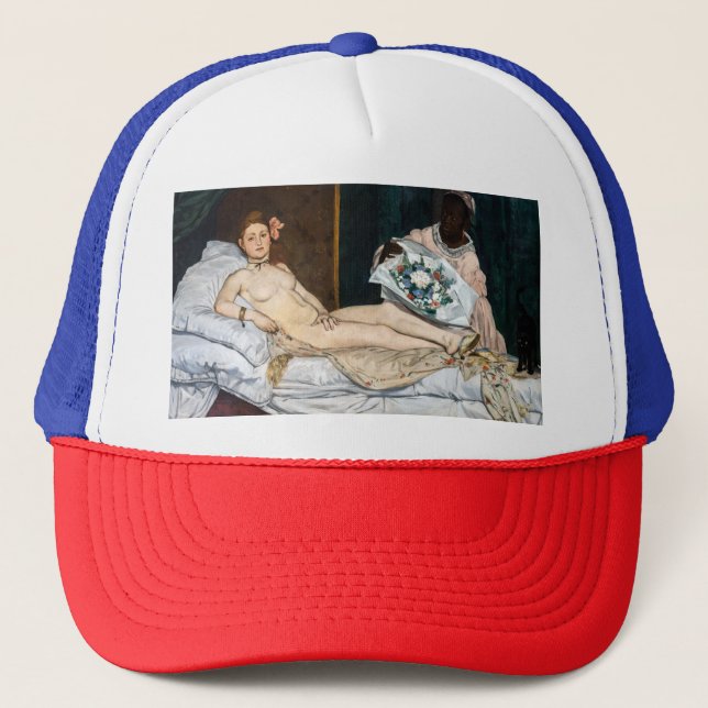 Edouard Manet - Olympia Trucker Hat (Front)