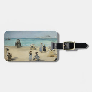 Edouard Manet - On the Beach, Boulogne-sur-Mer Luggage Tag