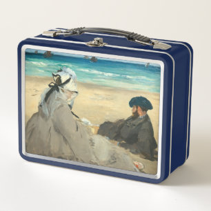 Edouard Manet - On the Beach Metal Lunch Box