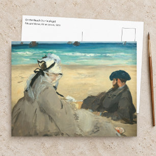 Edouard Manet - On the Beach Postcard