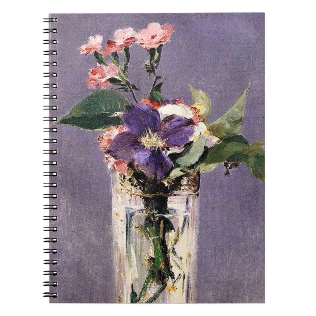 Edouard Manet - Pinks and Clematis, Notebook (Front)