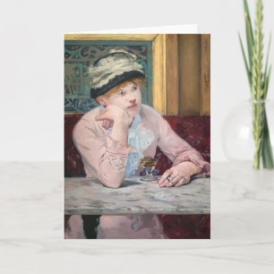 Edouard Manet - Plum Brandy Card