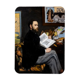 Edouard Manet - Portrait of Emile Zola Magnet