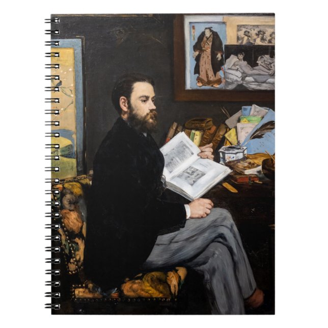 Edouard Manet - Portrait of Emile Zola Notebook (Front)