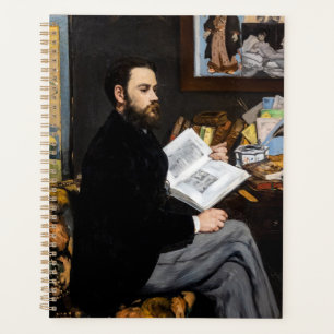 Edouard Manet - Portrait of Emile Zola Planner