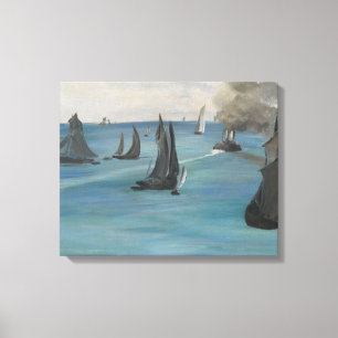 Edouard Manet - Sea View, Calm Weather Canvas Print