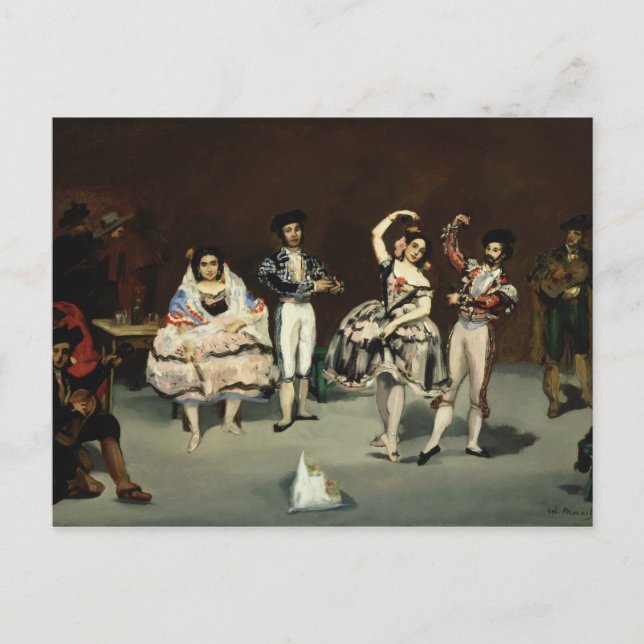 Edouard Manet - Spanish Ballet Postcard (Front)