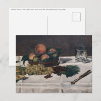 Edouard Manet - Still Life, Fruits on a Table