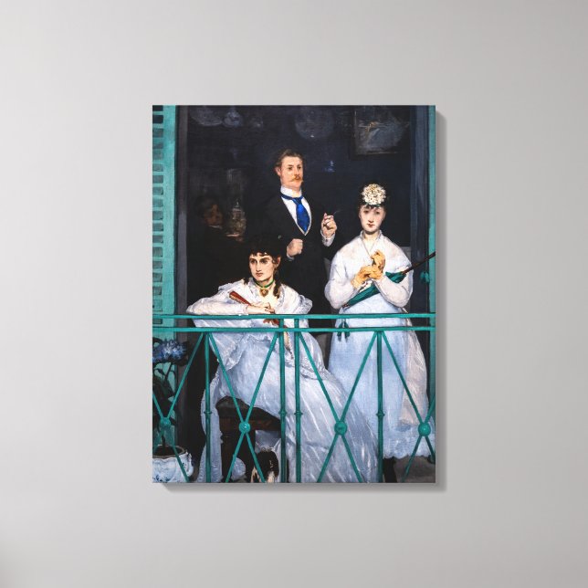 Edouard Manet - The Balcony / Le Balcon Canvas Print (Front)
