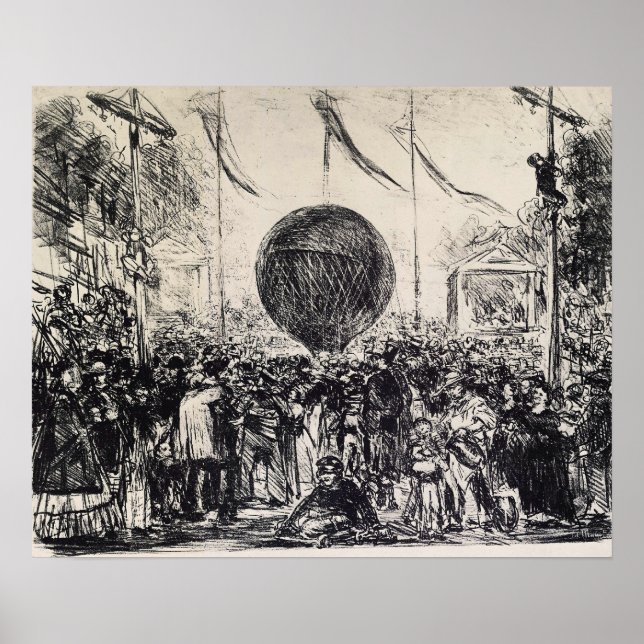 Edouard Manet - The Balloon Poster (Front)