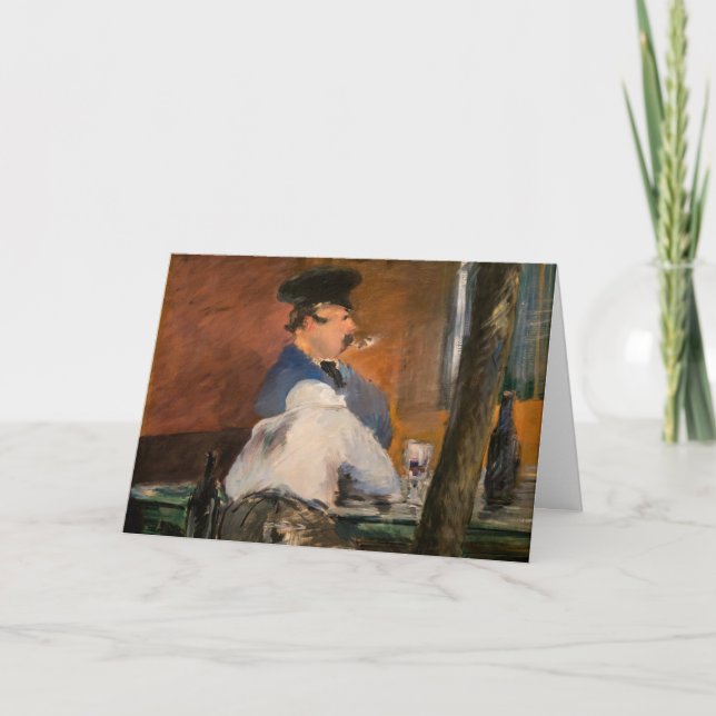 Edouard Manet - The Bar, Le Bouchon Card (Front)