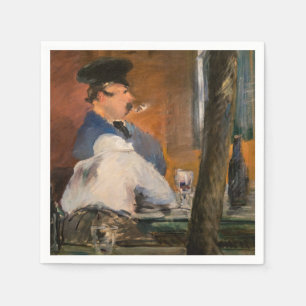 Edouard Manet - The Bar, Le Bouchon Napkin