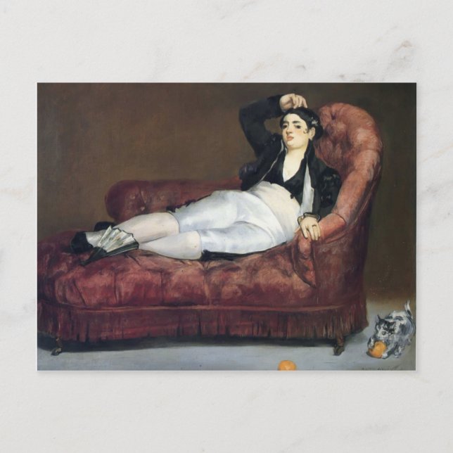 Edouard Manet- The barque of Dante Postcard (Front)