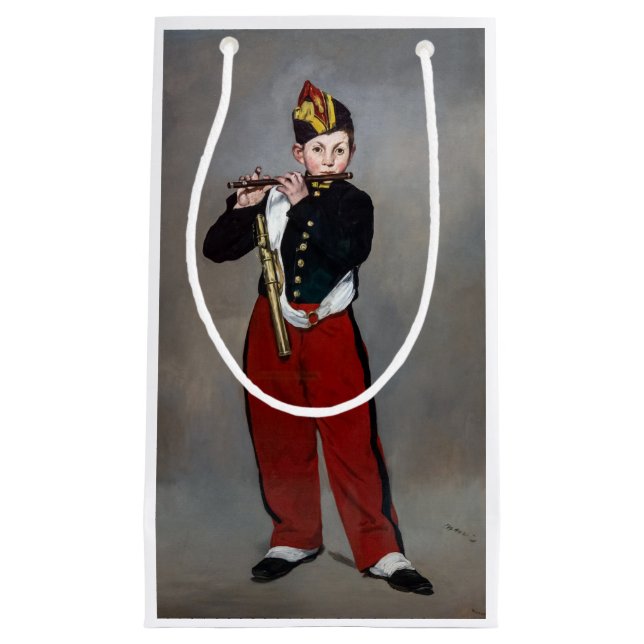 Edouard Manet - The Fifer / Young Flautis Small Gift Bag (Front)