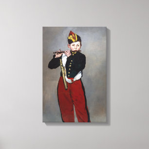 Edouard Manet - The Fifer / Young Flautist Canvas Print