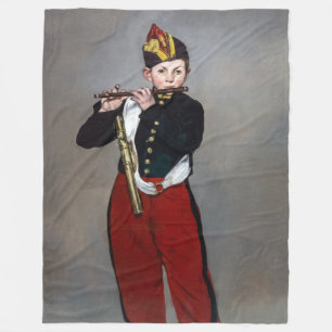Edouard Manet - The Fifer / Young Flautist Fleece Blanket