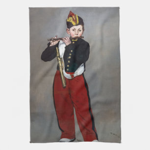 Edouard Manet - The Fifer / Young Flautist Tea Towel