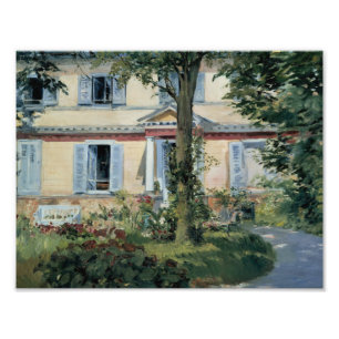 Edouard Manet - The House at Rueil Photo Print