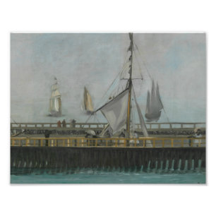 Edouard Manet - The Jetty of Boulogne-sur-Mer Photo Print