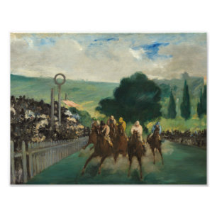 Edouard Manet - The Races at Longchamp Photo Print