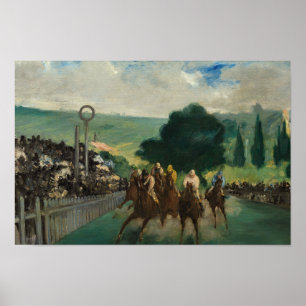 Edouard Manet - The Races at Longchamp Poster