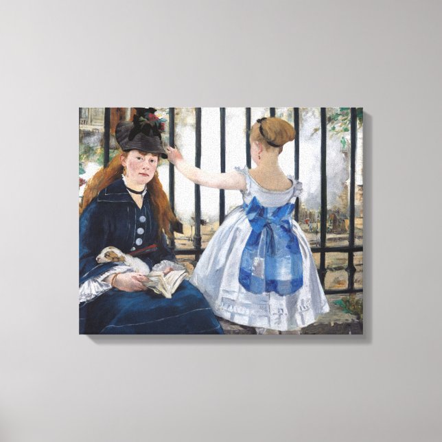 Edouard Manet - The Railway Canvas Print (Front)
