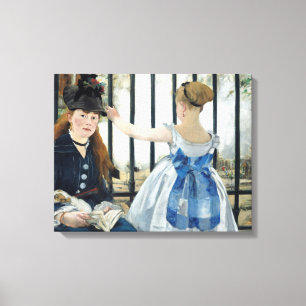 Edouard Manet - The Railway Canvas Print