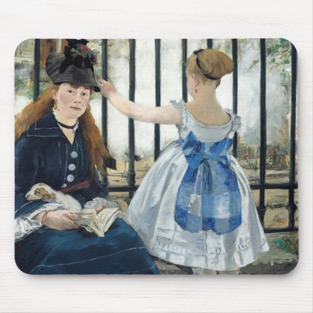 Edouard Manet - The Railway Mouse Pad (Front)