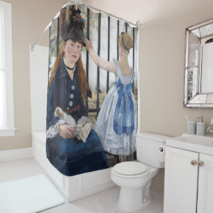 Edouard Manet - The Railway Shower Curtain