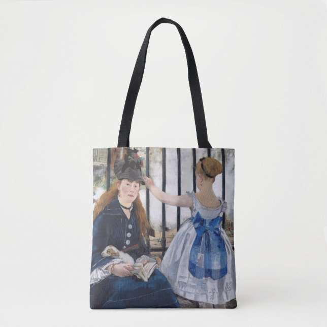 Edouard Manet - The Railway Tote Bag (Front)