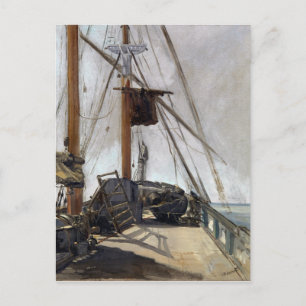 Édouard Manet The Ship's Deck Postcard