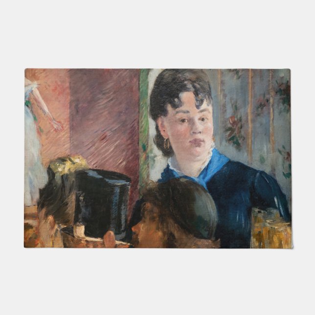 Edouard Manet - Waitress Serving Beer Doormat (Front)