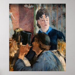 Edouard Manet - Waitress Serving Beer Poster