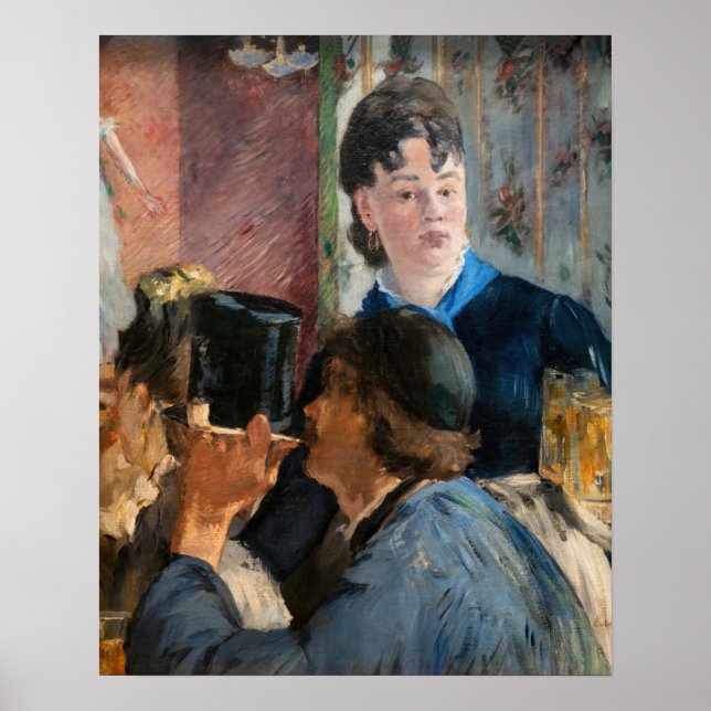 Edouard Manet - Waitress Serving Beer Poster (Front)