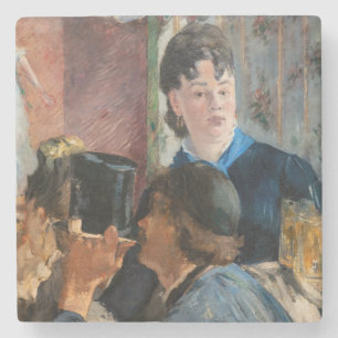 Edouard Manet - Waitress Serving Beer Stone Coaster