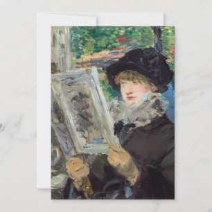 Edouard Manet - Woman Reading Invitation